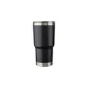 Variante noir - Mug isotherme en acier inoxydable recyclé Arnold