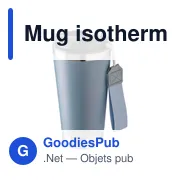 Mug isotherme en acier inoxydable recyclé Kayla - Miniature 6