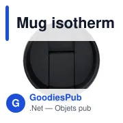 Mug isotherme personnalisable en acier inoxydable - Keithavec logo - Miniature 7
