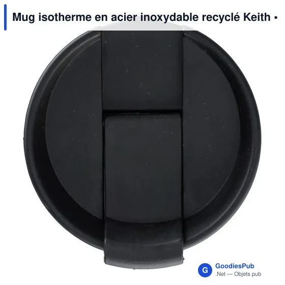 Mug isotherme personnalisable en acier inoxydable - Keithavec logo - Image 7