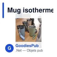 Mug isotherme personnalisable Louisa avec logo - Miniature 11