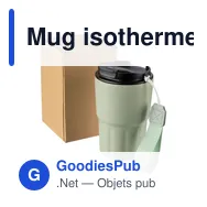 Mug isotherme personnalisable Louisa avec logo - Miniature 8
