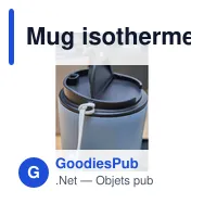 Mug isotherme personnalisable Louisa avec logo - Miniature 9