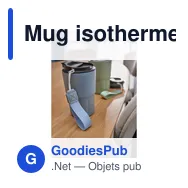 Mug isotherme personnalisable Louisa avec logo - Miniature 10