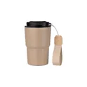 Variante beige - Mug isotherme personnalisable Louisa avec logo