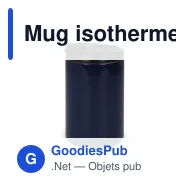 Mug isotherme personnalisable étanche 200 ml avec logo - Inox - Miniature 2