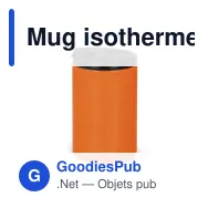 Mug isotherme personnalisable étanche 200 ml avec logo - Inox - Miniature 4