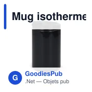 Mug isotherme personnalisable étanche 200 ml avec logo - Inox - Miniature 7