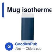 Mug isotherme étanche personnalisable en inox avec logo - 350 ml - Miniature 4