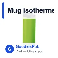 Mug isotherme étanche personnalisable en inox avec logo - 350 ml - Miniature 5