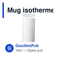 Mug isotherme étanche personnalisable en inox avec logo - 350 ml - Miniature 7