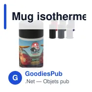 Mug isotherme personnalisable en inox 250 ml avec logo - Flow - Miniature 1