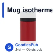Mug isotherme personnalisable en inox 250 ml avec logo - Flow - Miniature 3