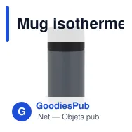 Mug isotherme personnalisable en inox 250 ml avec logo - Flow - Miniature 5