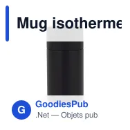 Mug isotherme personnalisable en inox 250 ml avec logo - Flow - Miniature 6