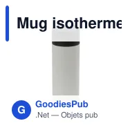 Mug isotherme personnalisable en inox 400 ml avec logo - Flow - Miniature 2