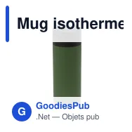 Mug isotherme personnalisable en inox 400 ml avec logo - Flow - Miniature 5