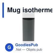 Mug isotherme personnalisable en inox 400 ml avec logo - Flow - Miniature 6