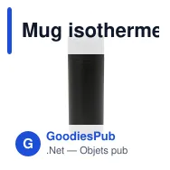 Mug isotherme personnalisable en inox 400 ml avec logo - Flow - Miniature 7