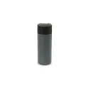 Variante Gris foncé - Mug isotherme personnalisable en inox 400 ml avec logo - Flow