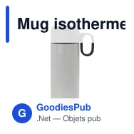 Mug isotherme personnalisable à poignée 400 ml avec logo - Flow - Miniature 8