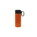 Variante Orange - Mug isotherme personnalisable à poignée 400 ml avec logo - Flow
