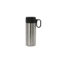 Variante Argent - Mug isotherme personnalisable à poignée 400 ml avec logo - Flow