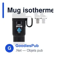 Mug isotherme de voiture personnalisable 300 ml avec logo - Flow - Miniature 1