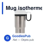 Mug isotherme de voiture personnalisable 300 ml avec logo - Flow - Miniature 4