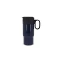 Variante Bleu foncé - Mug isotherme de voiture personnalisable 300 ml avec logo - Flow