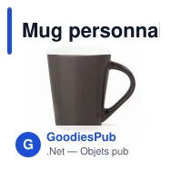 Mug personnalisable en grès cérame coloré 270 ml avec logo - Nice - Miniature 2