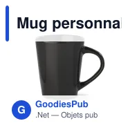 Mug personnalisable en grès cérame coloré 270 ml avec logo - Nice - Miniature 3