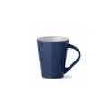 Variante Bleu foncé - Mug personnalisable en grès cérame coloré 270 ml avec logo - Nice