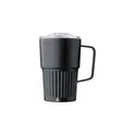 Variante noir - Mug nomade double paroi en acier inoxydable recyclé de 450 ml Calo