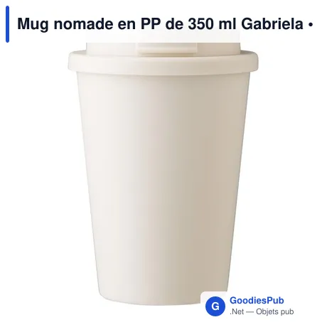 Mug nomade en PP de 350 ml Gabriela