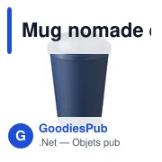 Mug nomade en PP de 350 ml Gabriela - Miniature 2