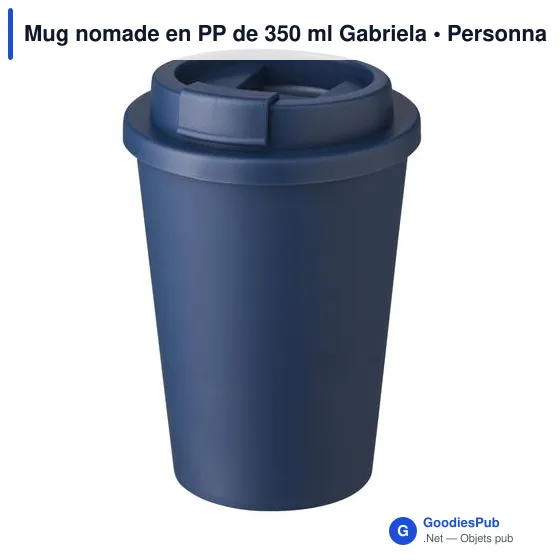 Mug nomade en PP de 350 ml Gabriela - Image 2