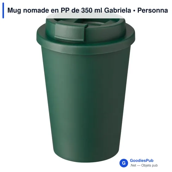 Mug nomade en PP de 350 ml Gabriela - Image 3