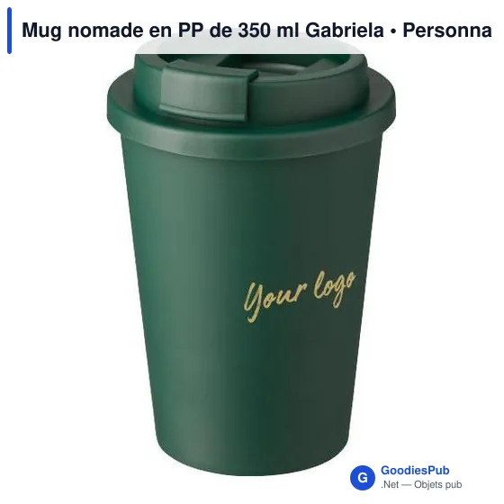 Mug nomade en PP de 350 ml Gabriela - Image 4