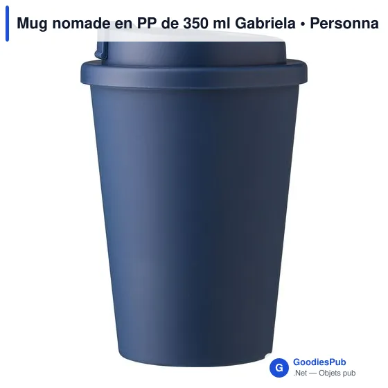 Mug nomade en PP de 350 ml Gabriela - Image 6