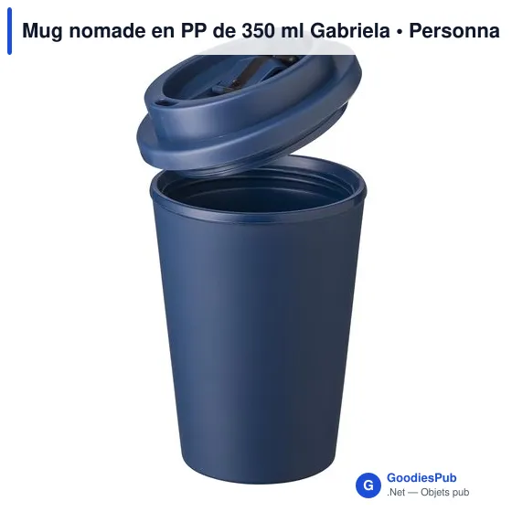 Mug nomade en PP de 350 ml Gabriela - Image 7