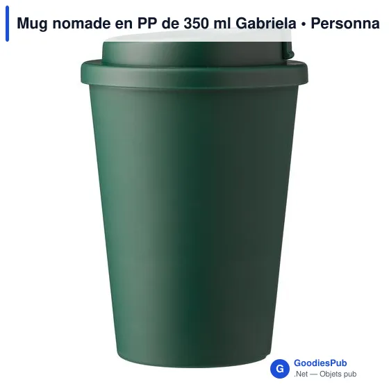 Mug nomade en PP de 350 ml Gabriela - Image 8