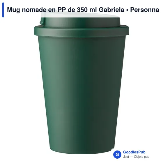 Mug nomade en PP de 350 ml Gabriela - Image 9
