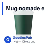 Mug nomade en PP de 350 ml Gabriela - Miniature 10