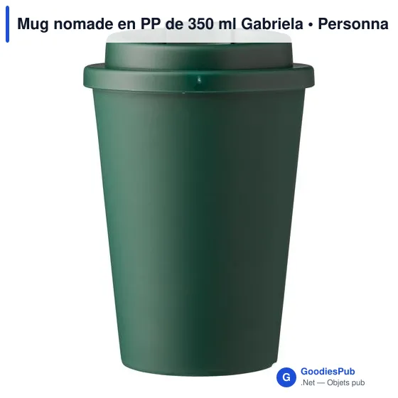 Mug nomade en PP de 350 ml Gabriela - Image 10