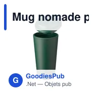 Mug nomade personnalisable en PP de 475 ml avec logo - Mackenzie - Miniature 11