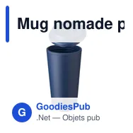 Mug nomade personnalisable en PP de 475 ml avec logo - Mackenzie - Miniature 7