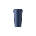Variante bleu marine - Mug nomade personnalisable en PP de 475 ml avec logo - Mackenzie