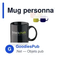 Mug personnalisable en grès cérame coloré 300 ml avec logo - Oslo Couleur - Miniature 1