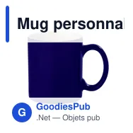 Mug personnalisable en grès cérame coloré 300 ml avec logo - Oslo Couleur - Miniature 4